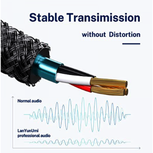 Connect Type-C to 6.35 Power Amplifier Audio Cable Mixer-to-Amplifier Line for Audio & Video Cables