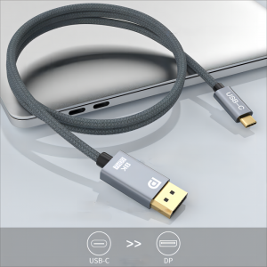 HD Adapter Cable USB 3.1 Type-C TO DisplayPort 1.4V 8K 60HZ 4K 144hz Adapter