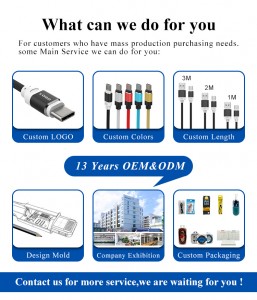 Wholesale charging cable nylon braided aluminum alloy usb cable mobile phone fast charging usb data cable type C