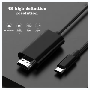 Type-C to HDMI 4K High-Definition Cable ABS Housing For HD Video Connection