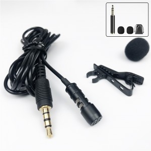 Microphone 3.5mm Jack Mini Wired Condenser Microphone Mic yaka mikrofonu for Smartphones Laptop micro cravate Live microphone