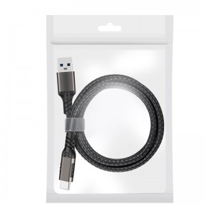 3.0 hard disk type-c date cable 10Gbps data USB3.2 fast charging nylon braided usb cable type c fast charging cable