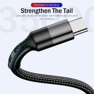 USB C To USB Type C Cable 100W 60W PD Fast Charger Cord Usb C Cable For Xiaomi Samsung Huawei Macbook Pad