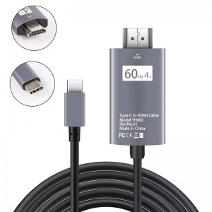 Type-C to HDMI 4K Cable Aluminum Housing