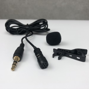 OEM Factory Headset Mic Collar USB Computer Lavalier Lapel Wireless Microphone for Camera Phone Teacher Interview Church Wired