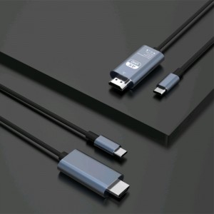 Type-C to HDMI 4K Cable Aluminum Housing